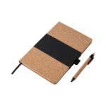 SET DE LIBRETA DELHI NEGRO EX-066N ( EX-066 - EX066 - LIBRETAS,CON BOLÍGRAFO,OFICINA )