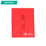 CARPETA ARTASHAT NEGRO EX-083N ( EX-083 - EX083 - CON BOLÍGRAFO ) - Imagen 4