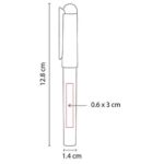 BOLÍGRAFO KHOR ROJO TRASLUCIDO GEL 030 R (PLÁSTICO) - Imagen 2