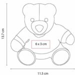 OSO TEDDY BEAR NEGRO GM 040 N (PELUCHE) - Imagen 3