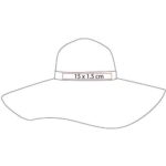 SOMBRERO JUNO BEIGE HAT 002 BE (PAJA DE PAPEL) - Imagen 5