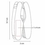 PINZAS YAVIA GRIS METALICO HER 018 G (METAL) - Imagen 5