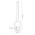 HER 068 N - GANCHO HAAK (NEGRO - CURPIEL - METAL - POLIESTER) - Imagen 5