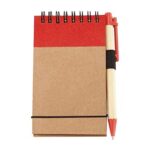LIBRETA GREEN PLANET ROJO HL 2010 R (CARTÓN - PAPEL RECICLADO)