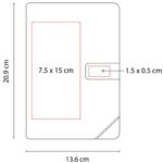 LIBRETA BORYSPIL GRIS HL 2150 G (CURPIEL) - Imagen 2