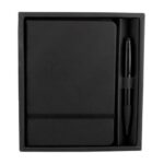 SET KHALID NEGRO HL 9043 N (CURPIEL LIBRETA - ALUMINIO BOLÍGRAFO) - Imagen 5