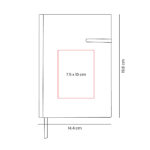 HL 9048 A - LIBRETA BLID AZUL (AZUL - POLIESTER SUAVE AL TACTO (PIEL DE DURAZNO) - CARTONCILLO RIGIDO - PAPEL) - Imagen 3