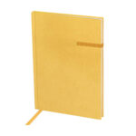 HL 9048 Y - LIBRETA BLID AMARILLO (AMARILLO - POLIESTER SUAVE AL TACTO (PIEL DE DURAZNO) - CARTONCILLO RIGIDO - PAPEL)