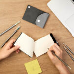 HL 9058 N - LIBRETA SABITI NEGRO (NEGRO - CURPIEL - PAPEL) - Imagen 3