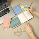 HL 9059 A - LIBRETA DAGOM AZUL (AZUL - CURPIEL - PAPEL - PLASTICO) - Imagen 3