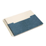 HL 9067 A - LIBRETA APPEL AZUL (AZUL - CARTON - PAPEL 80% ALGODON - ESPIRAL METALICO)