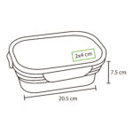 CONTENEDOR DOUGLAS ROJO HM-026R ( HM-026 - HM026 - CONTENEDORES DE ALIMENTOS ) - Imagen 6