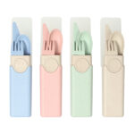 SET DE CUBIERTOS TEROI AZUL CLARO HM-046A ( HM-046 - HM046 - CUBIERTOS,ALIMENTOS ) - Imagen 3