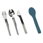 JUEGO DE CUBIERTOS JARKOV AZUL ACERO HM-073A ( HM-073 - HM073 - CUBIERTOS )