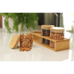 JUEGO DE CONTENEDORES HORKI BAMBÚ HM-087C ( HM-087 - HM087 - COCINA,CONTENEDORES DE ALIMENTOS ) - Imagen 2