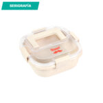CONTENEDOR PAJALA BEIGE HM-124BE ( HM-124 - HM124 - CONTENEDORES DE ALIMENTOS ) - Imagen 2