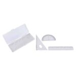 ESTUCHE DE GEOMETRÍA BLANCO FROSTY INF 012 (PLÁSTICO) - Imagen 2