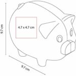 ALCANCÍA PUERQUITO VERDE TRASLUCIDO INF 040 V (PLÁSTICO) - Imagen 2