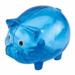 ALCANCÍA PUERQUITO AZUL TRASLUCIDO INF 040 A (PLÁSTICO)