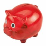 ALCANCÍA PUERQUITO ROJO TRASLUCIDO INF 040 R (PLÁSTICO)