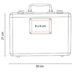 MALETÍN DE POKER BELLAGIO PLATA JM 004 (METAL ESTUCHE - PLÁSTICO FICHAS Y DADOS) - Imagen 5