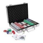 MALETÍN DE POKER BELLAGIO PLATA JM 004 (METAL ESTUCHE - PLÁSTICO FICHAS Y DADOS) - Imagen 6