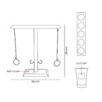 JM 100 BE - JUEGO SWING BEIGE (BEIGE - MADERA DE PINO - ACRILICO) - Imagen 4