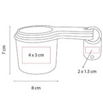 TAZA MEDIDORA ZARY BLANCO KTC 025 B (PLÁSTICO) - Imagen 4