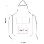 MANDIL NEIT AZUL KTC 026 A (NON WOVEN) - Imagen 2