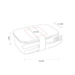 SET DE LONCHERA Y TERMO PLATA KTC 201 S (ACERO INOXIDABLE - BAMBÚ) - Imagen 8