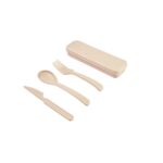 SET DE CUBIERTOS THAI BEIGE KTC 590 BE (PLÁSTICO - FIBRA DE TRIGO)