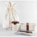 SET DE LONCHERA ECO THUN BEIGE KTC 601 BE (FIBRA DE AGAVE Y PLÁSTICO LONCHERA, CONTENEDOR Y CUBIERTOS - ALGODÓN BOLSA) - Imagen 6