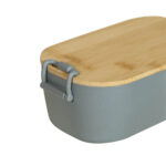 KTC 607 G - LONCHERA MAKAN GRIS (GRIS - PLASTICO - BAMBU) - Imagen 3