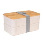 KTC 612 BE - PORTAVIANDAS TURM BEIGE (BEIGE - FIBRA DE TRIGO - BAMBU EN TAPA) - Imagen 6