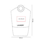 KTC 620 G - CESTO ALYA GRIS (GRIS - POLIESTER - ALGODON - FORRO NONWOVEN) - Imagen 6