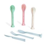 KTC 700 A - SET DE CUBIERTOS FLORENCIA AZUL (AZUL - PLASTICO - FIBRA DE TRIGO) - Imagen 4