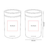 KTC 810 N - SET DE CONTENEDORES CANNES NEGRO (NEGRO - METAL) - Imagen 9