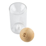 KTC 850 BE - SET DE SALERO Y PIMENTERO BENITO BEIGE (BEIGE - MADERA - VIDRIO) - Imagen 3