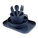 KTC 900 A - VAJILLA INDIVIDUAL ZEKE AZUL (AZUL - PLASTICO - FIBRA DE TRIGO)