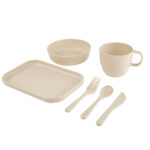 KTC 900 BE - VAJILLA INDIVIDUAL ZEKE BEIGE (BEIGE - PLASTICO - FIBRA DE TRIGO) - Imagen 2