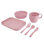 KTC 900 P - VAJILLA INDIVIDUAL ZEKE ROSA (ROSA - PLASTICO - FIBRA DE TRIGO) - Imagen 2