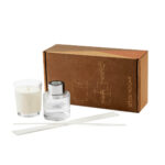 KTC 950 B - SET DE HOGAR ALICE BLANCO (BLANCO - VIDRIO - CERA DE SOYA - FIBRA DE POLIESTER -  FRAGANCIA) - Imagen 7