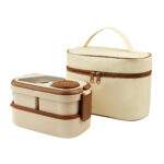 KTC 613 BE - SET PORTAVIANDAS AMANDA BEIGE (BEIGE - POLIESTER - ALUMINIO - PLASTICO)