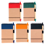 LIBRETA ECOLÓGICA MARSELLA AZUL MARINO LB-003A ( LB-003 - LB003 - CON BOLÍGRAFO,ESPIRAL ) - Imagen 5