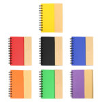 LIBRETA ECOLÓGICA GÉNOVA ROJO LB-010R ( LB-010 - LB010 - ECOLÓGICAS,CON BOLÍGRAFO,ESPIRAL ) - Imagen 3