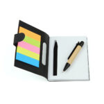 MINI LIBRETA ECOLÓGICA PAMPLONA NEGRO LB-018N ( LB-018 - LB018 - LIBRETAS,CON BOLÍGRAFO ) - Imagen 2