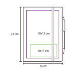 LIBRETA INDUS AZUL LB-030A ( LB-030 - LB030 - CON BOLÍGRAFO ) - Imagen 2