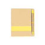 LIBRETA ECOLÓGICA AMARILLO LB-033Y ( LB-033 - LB033 - LIBRETAS,ECOLÓGICAS,CON BOLÍGRAFO )