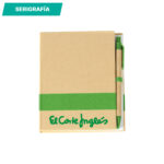LIBRETA ECOLÓGICA AZUL MARINO LB-033A ( LB-033 - LB033 - LIBRETAS,ECOLÓGICAS,CON BOLÍGRAFO ) - Imagen 2