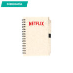 LIBRETA LUMUT VERDE LB-061V ( LB-061 - LB061 - CON BOLÍGRAFO,ESPIRAL,ECOLÓGICAS ) - Imagen 5